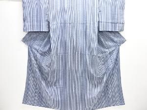 竹縞模様小紋着物